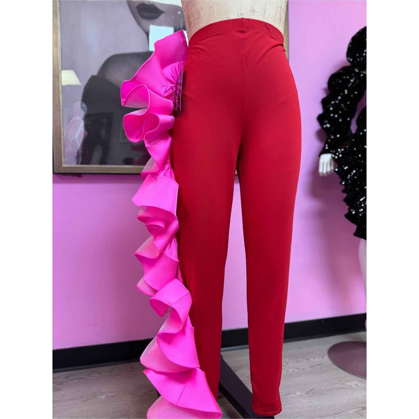 Stop and Stare - Red and Pink / SAMPLE