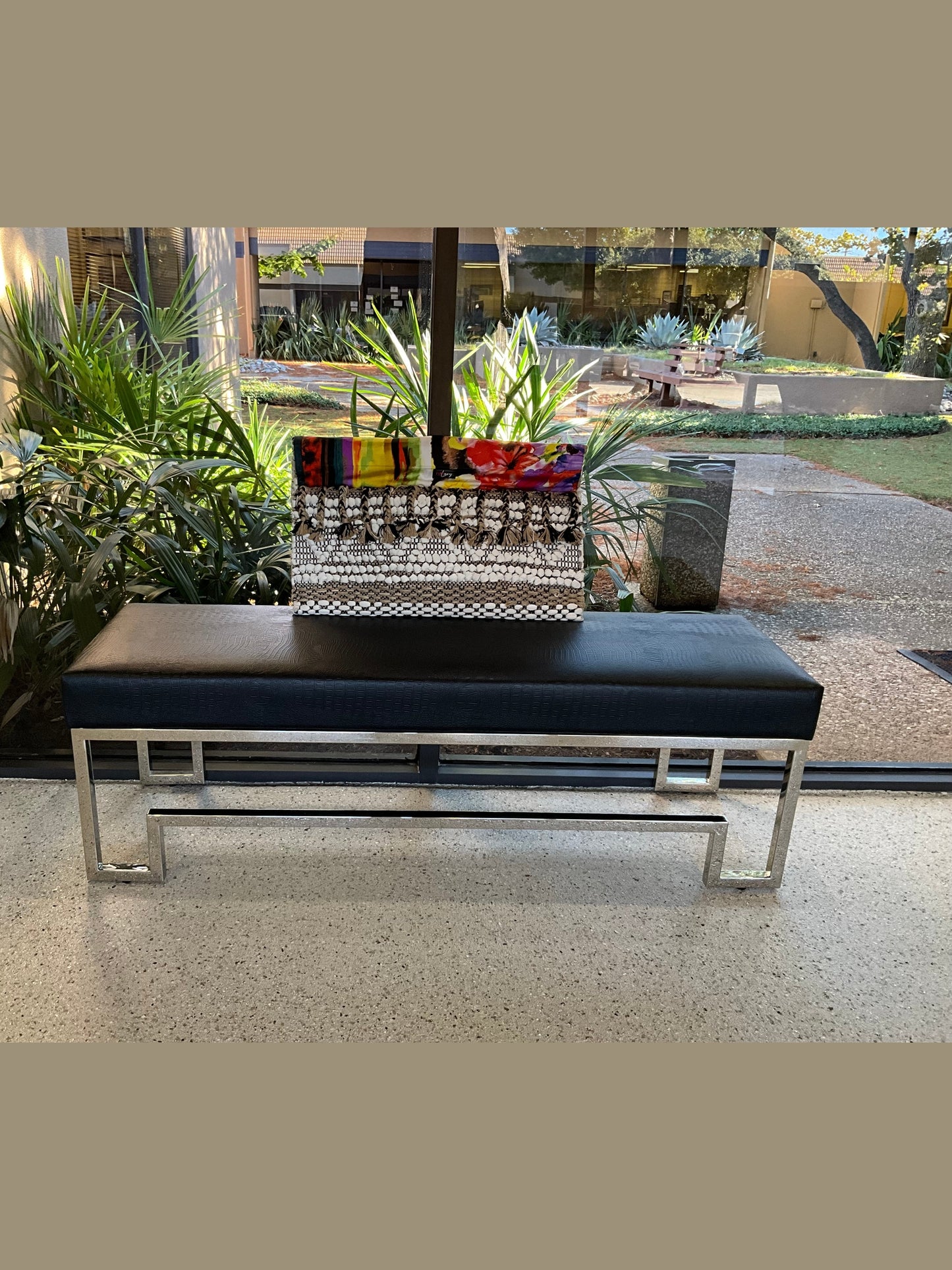 The Grand Weave - Oversized Woven Clutch