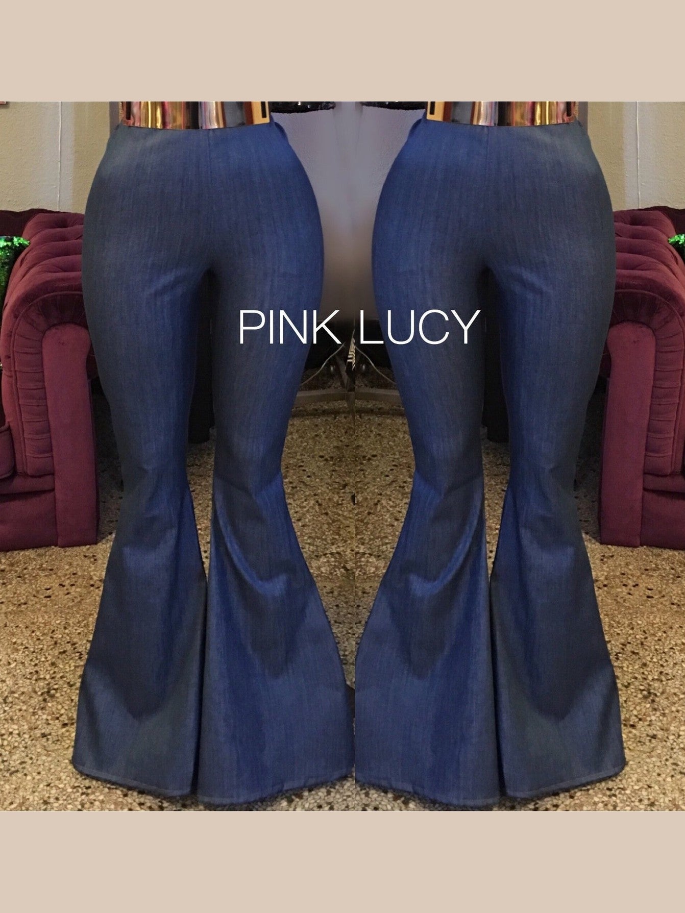 Charlie Denim High Waist Bell Bottom Pant