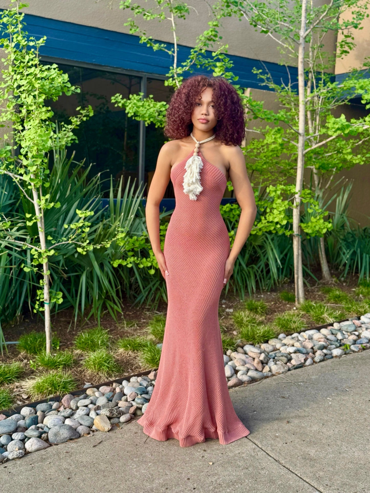 BAE-Cation Halter Maxi Dress