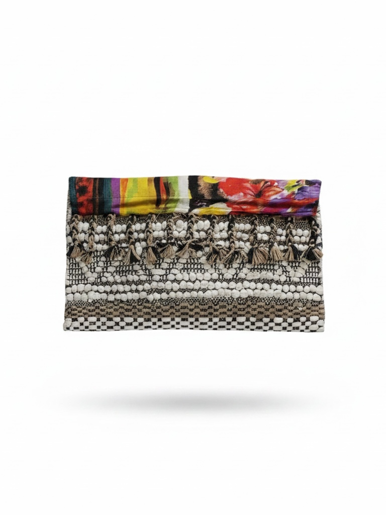 The Grand Weave - Oversized Woven Clutch
