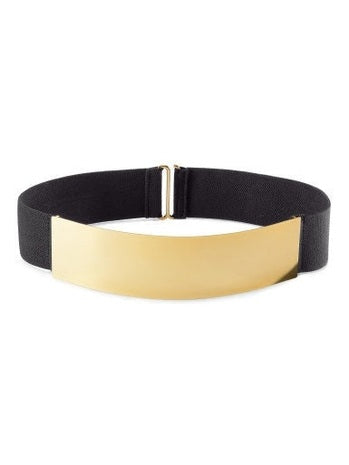 Gold Metal Plate Belt