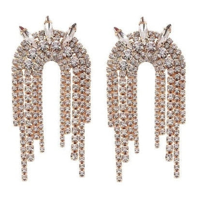 Rock With Me Studded Danglers