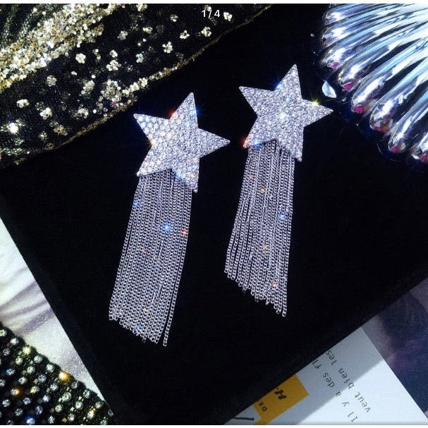 Star & Fringe Danglers