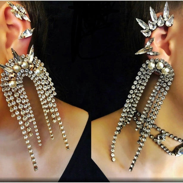 Rock With Me Studded Danglers
