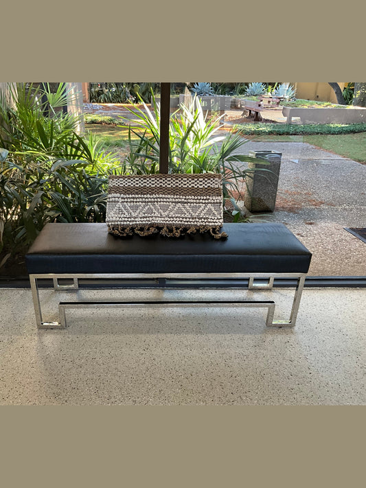 The Grand Weave - Oversized Woven Clutch