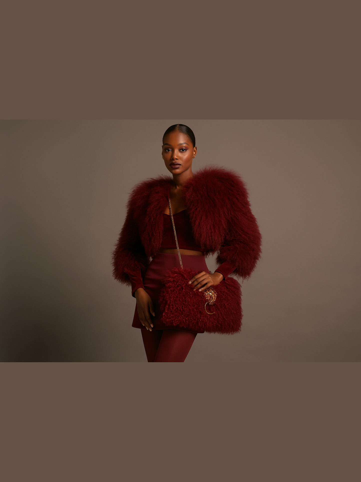 Haute Hysteria- Genuine Tibetan Lamb Fur Bolero