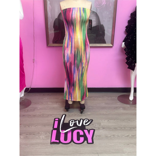 Northern Lights Tube Dress / Sample
