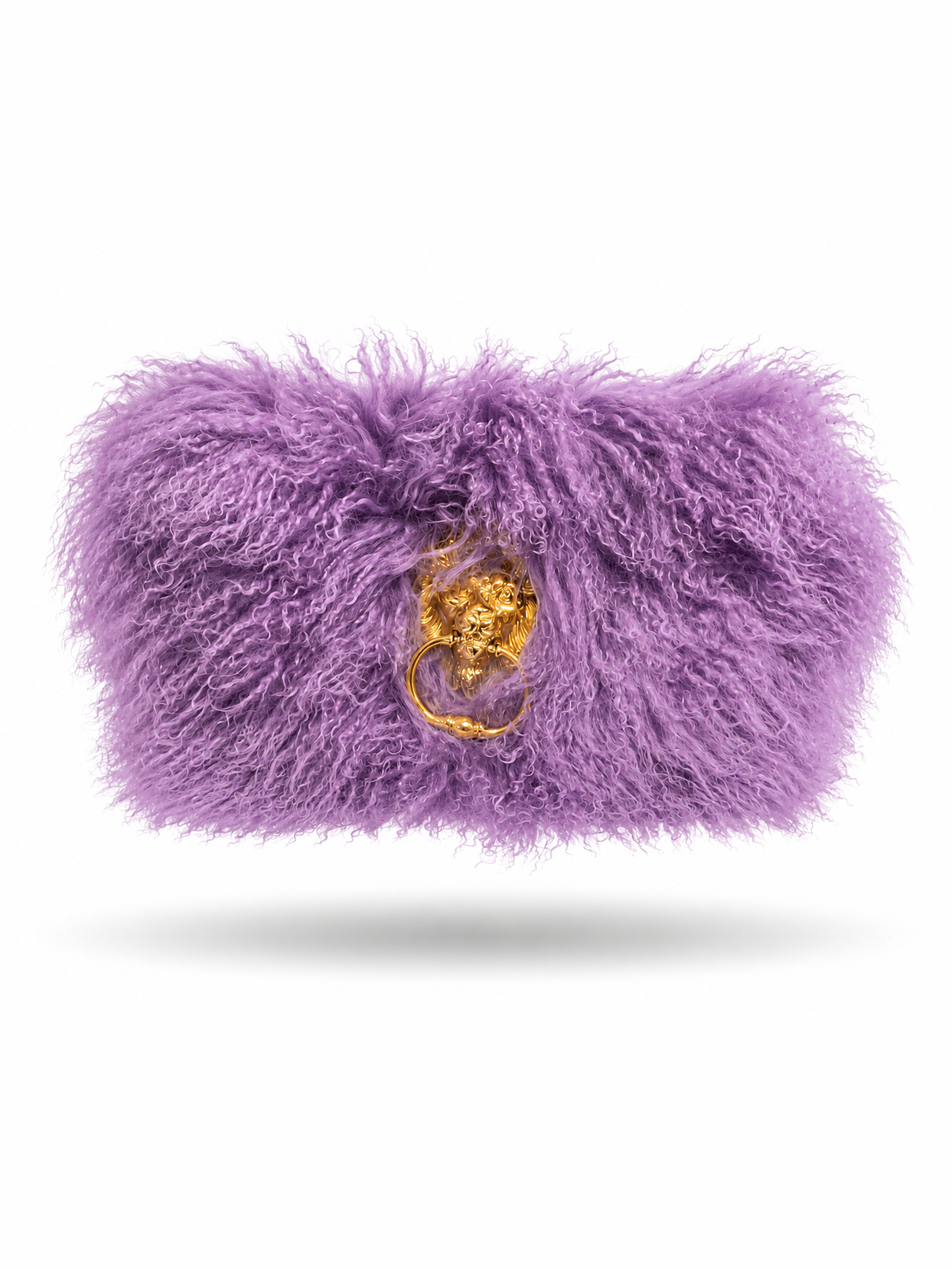 Hear Me Roar - GENUINE Tibetan Lamb Cross Body Oversized Bag