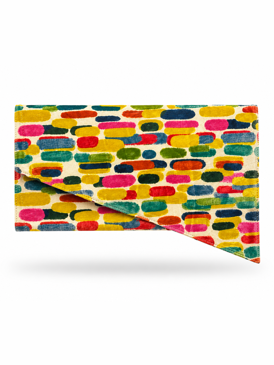 Color Theory Statement Oversized Clutch