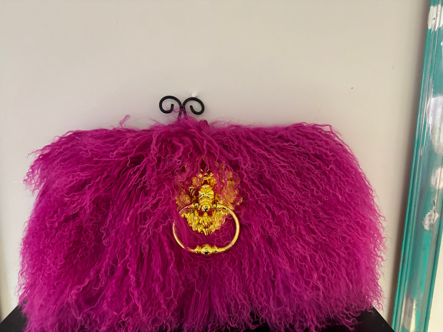 THE AUDACITY | Tibetan Lamb Oversized Envelope Clutch