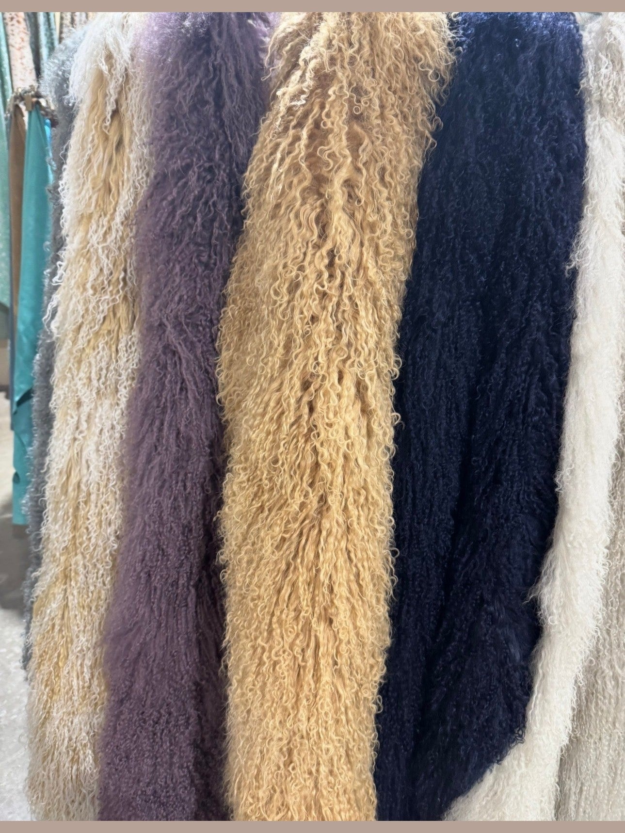 Hear Me Roar - GENUINE Tibetan Lamb Cross Body Oversized Bag