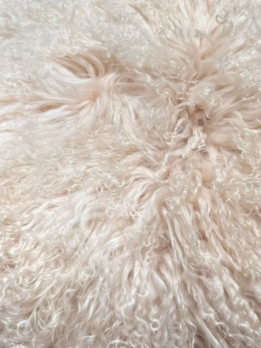 Hear Me Roar - GENUINE Tibetan Lamb Cross Body Oversized Bag