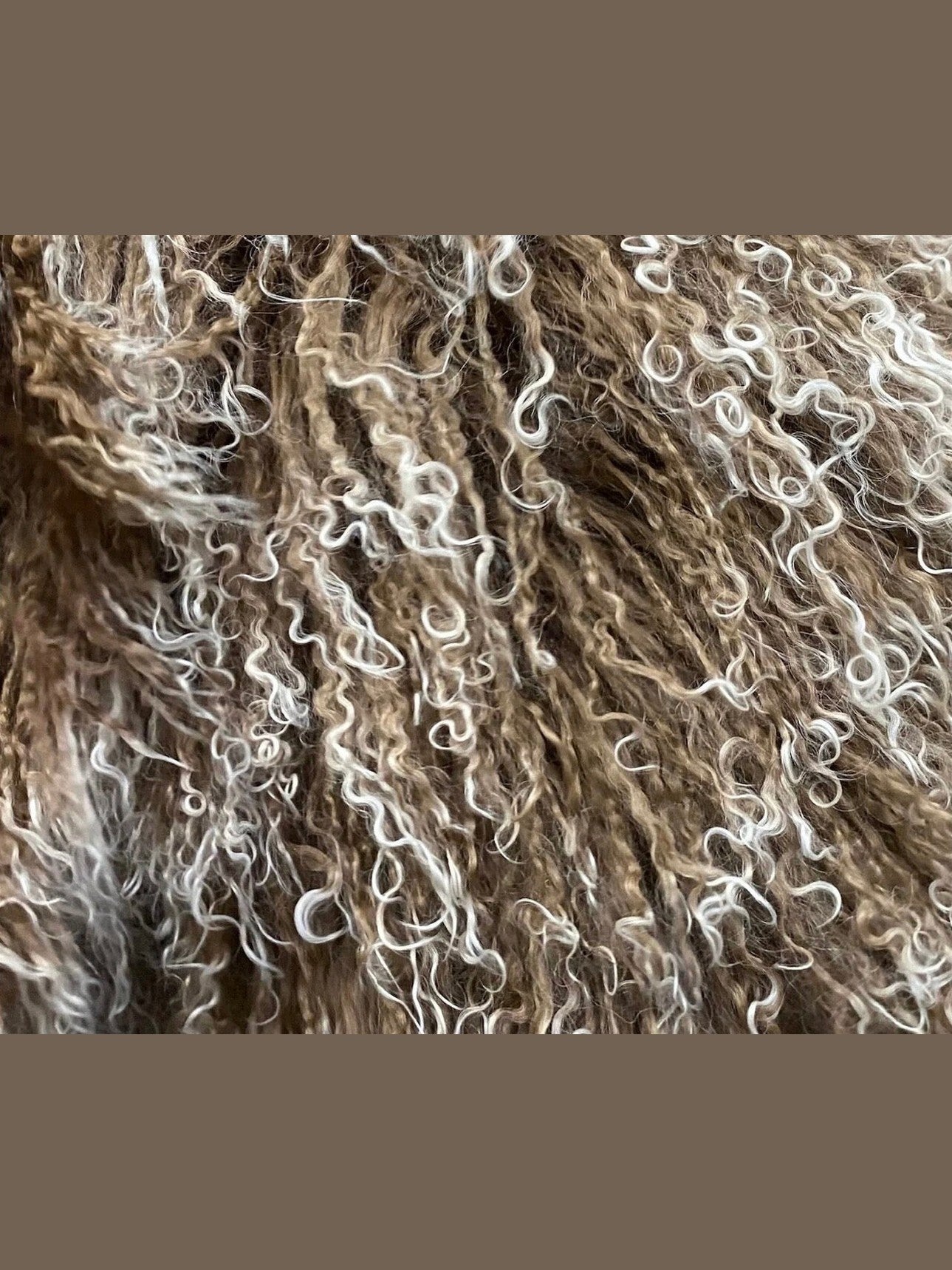 Hear Me Roar - GENUINE Tibetan Lamb Cross Body Oversized Bag