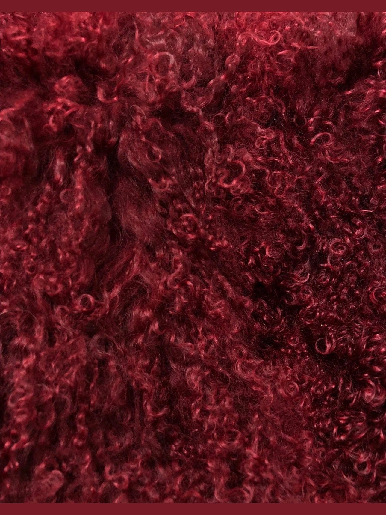 Hear Me Roar - GENUINE Tibetan Lamb Cross Body Oversized Bag