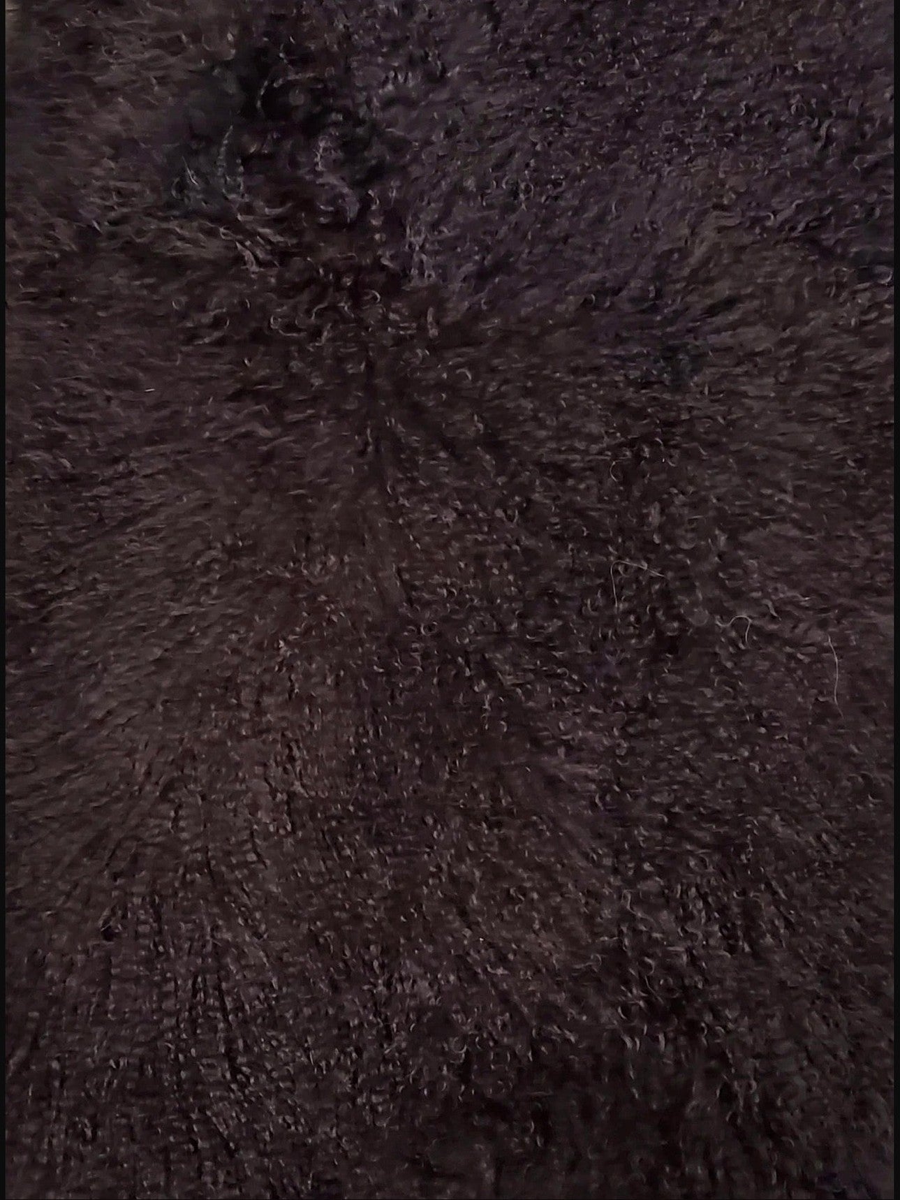 Hear Me Roar - GENUINE Tibetan Lamb Cross Body Oversized Bag