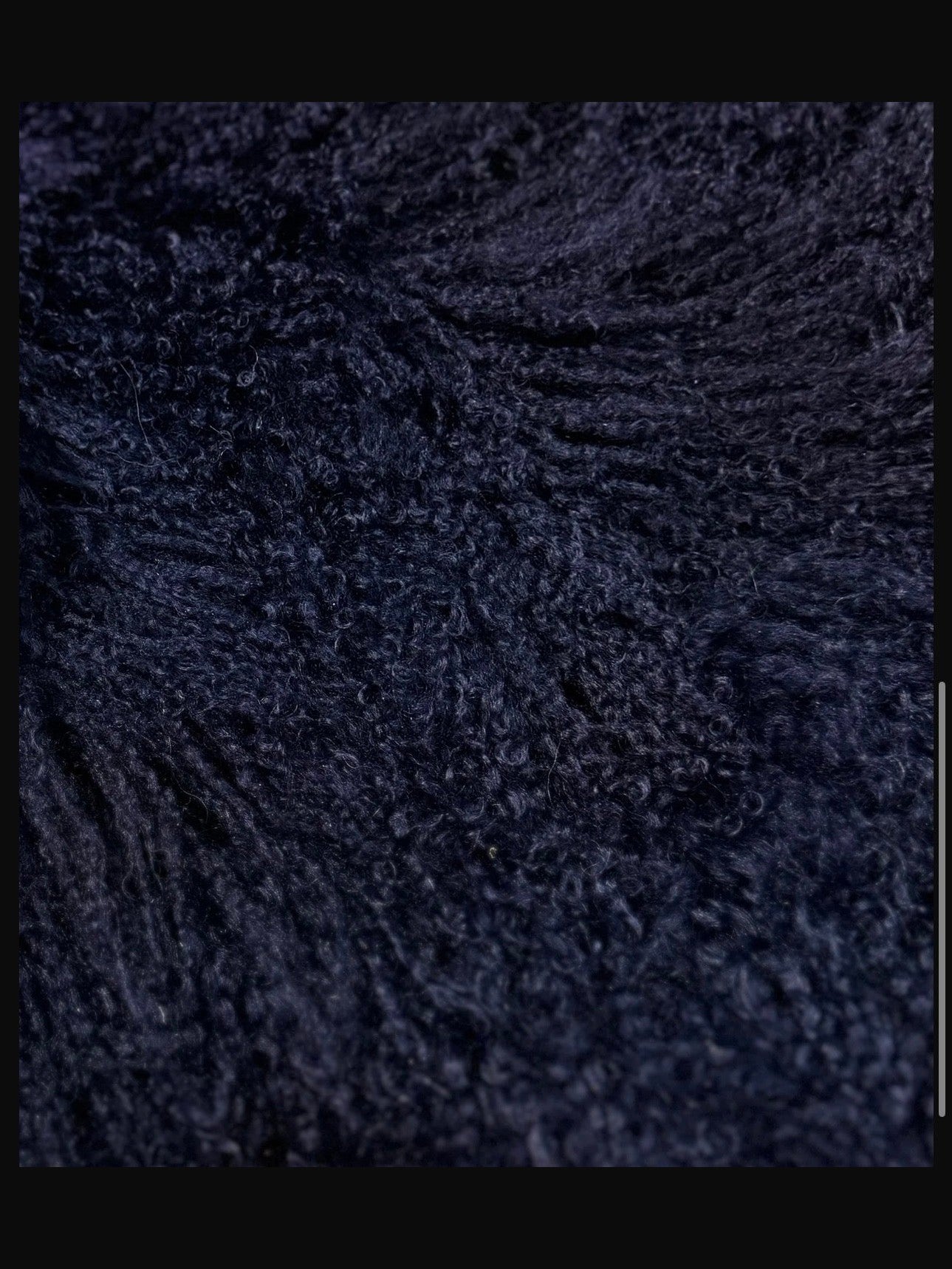 Hear Me Roar - GENUINE Tibetan Lamb Cross Body Oversized Bag