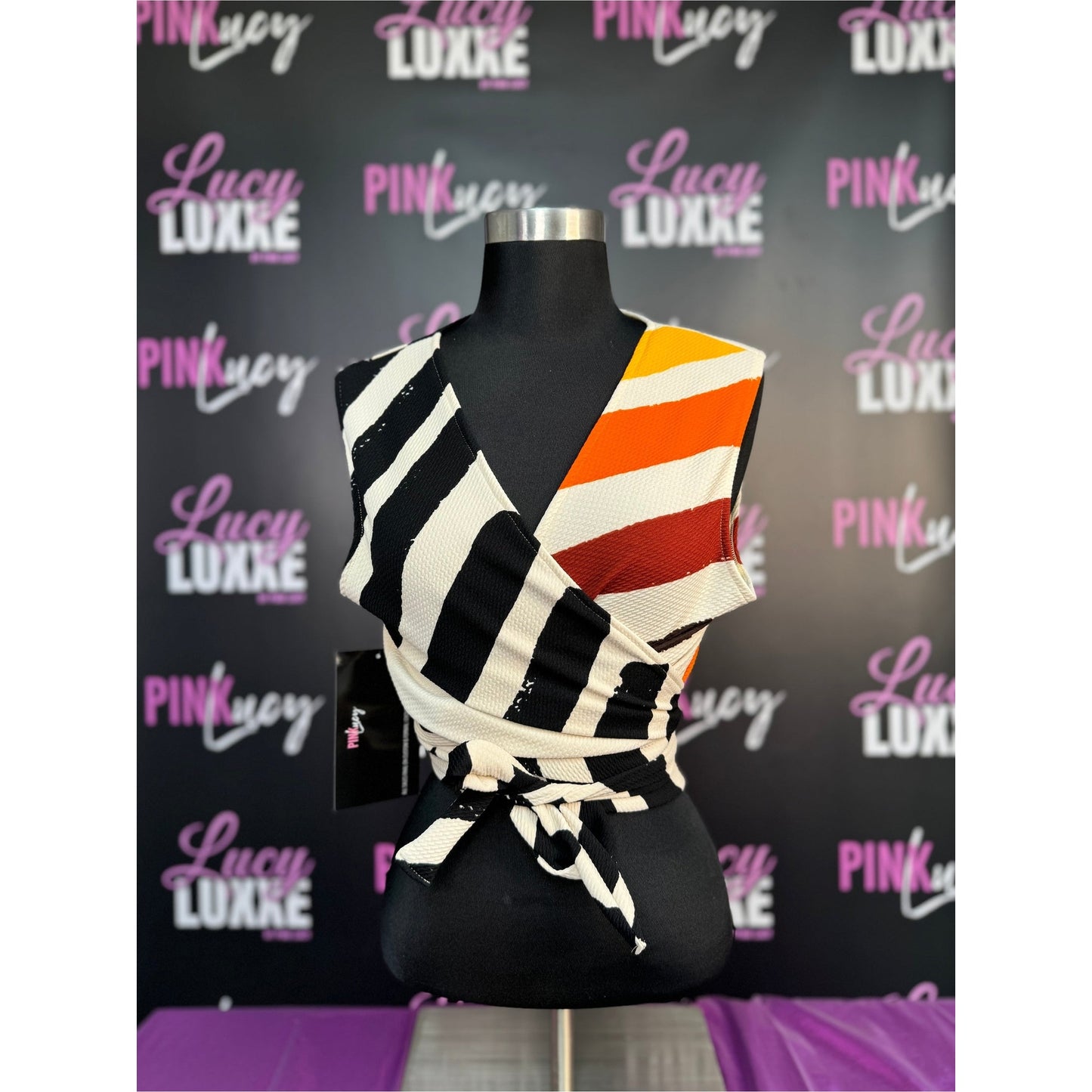 Back Stroke - Wrap Top / Sample