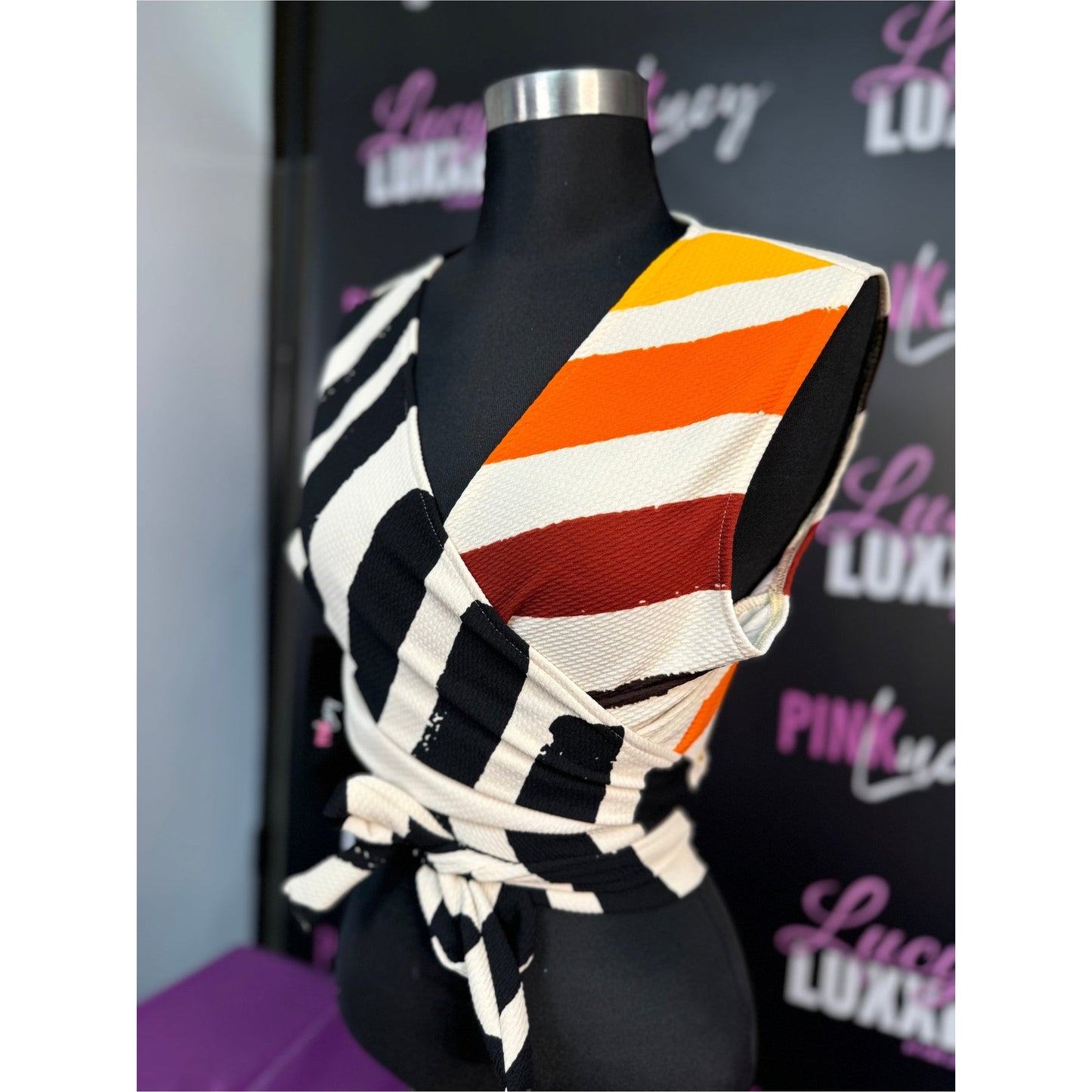 Back Stroke - Wrap Top / Sample