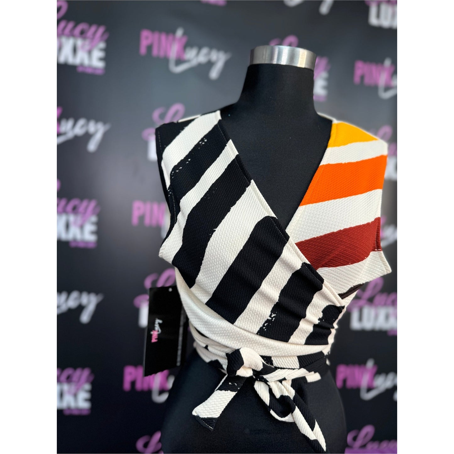 Back Stroke - Wrap Top / Sample