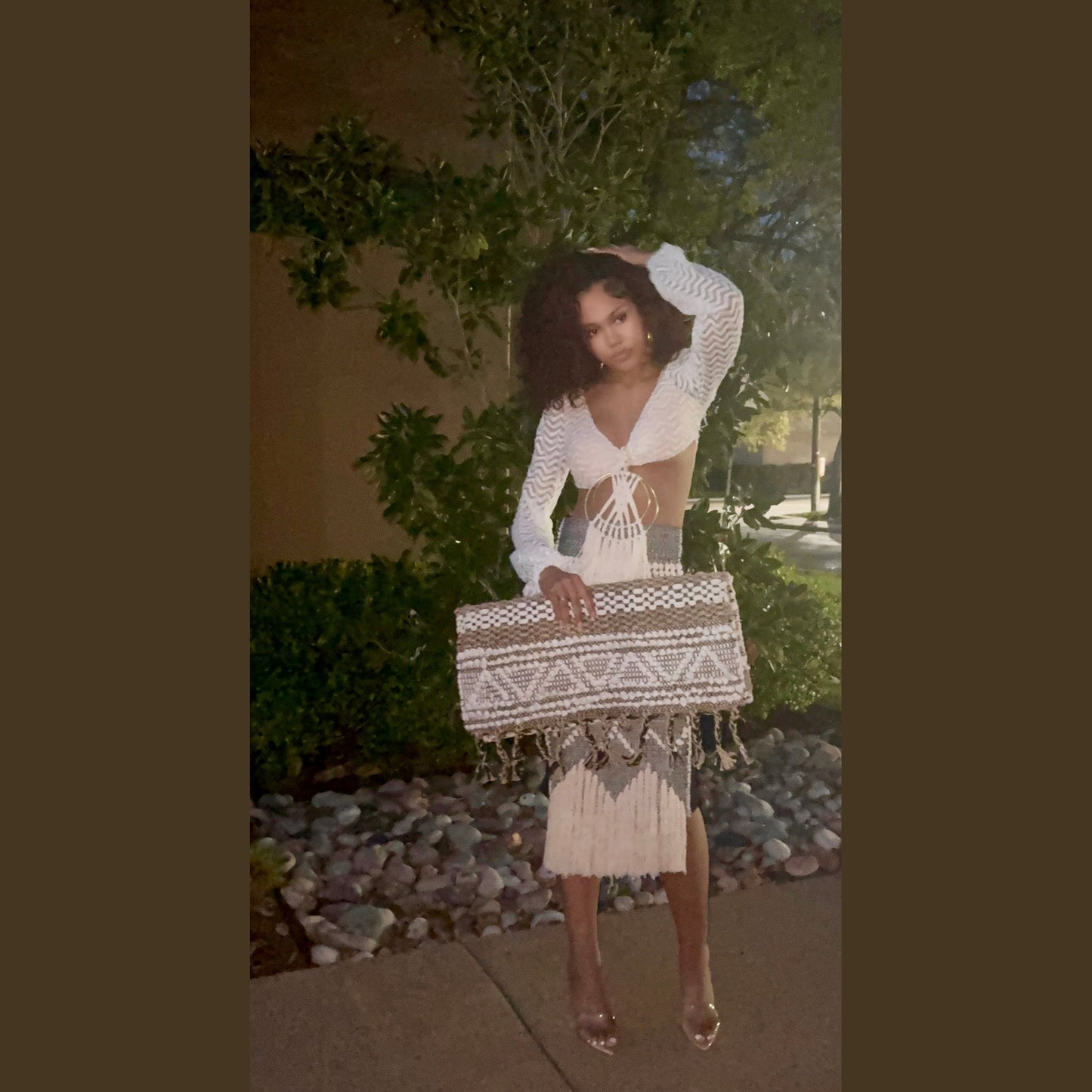 Saffron Soul- The Statement Clutch