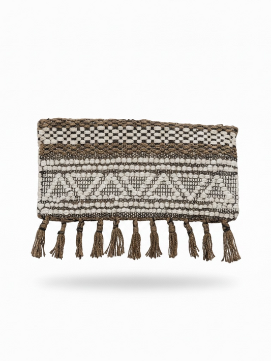 The Grand Weave - Oversized Woven Clutch