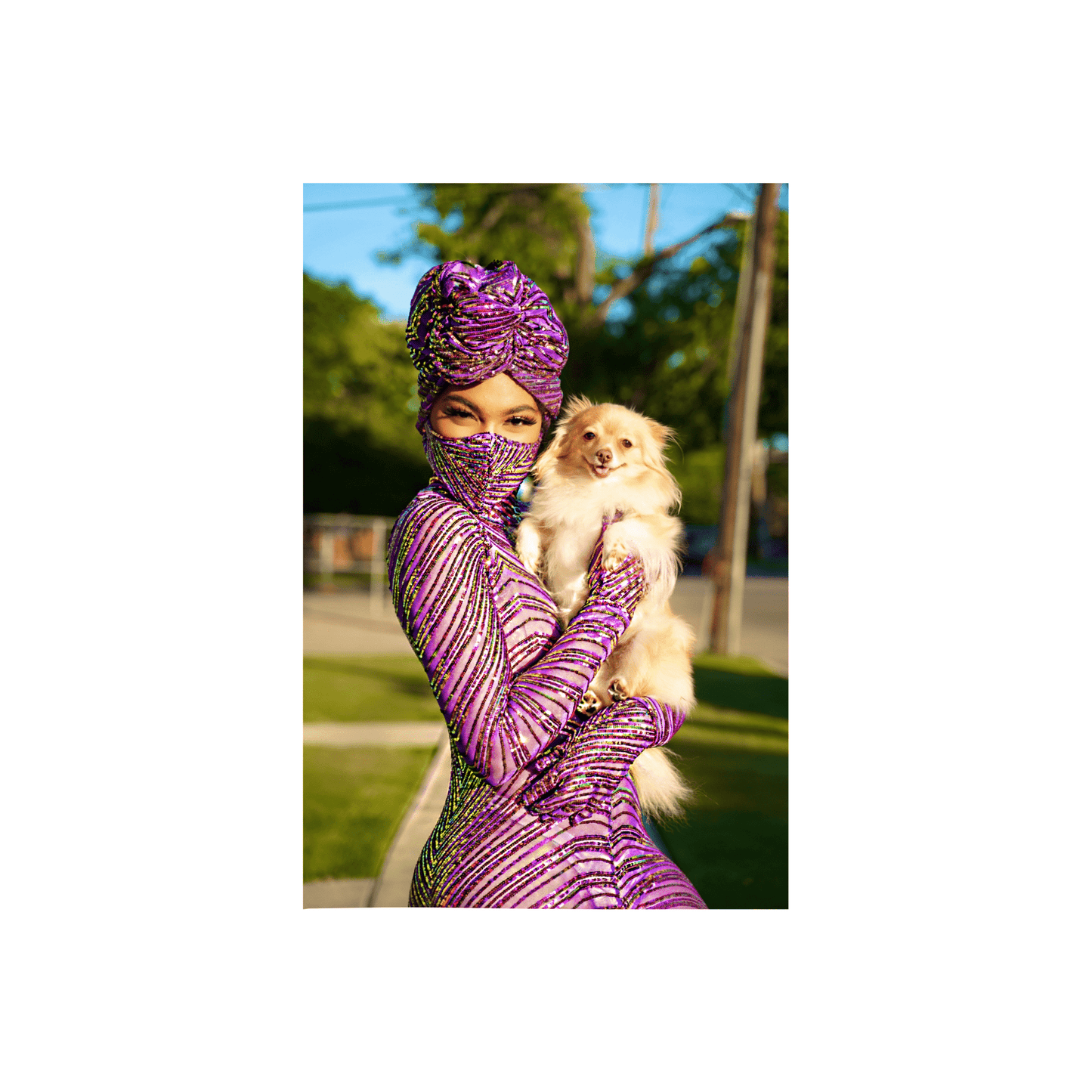 Hey Ms. Parker-body suit, head and face crown set
