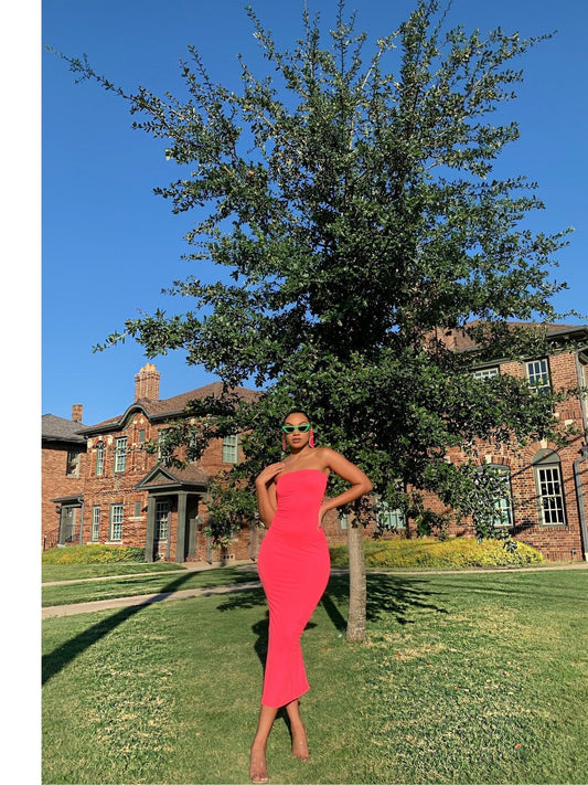 Haute and Bothered Tube - Midi Dress